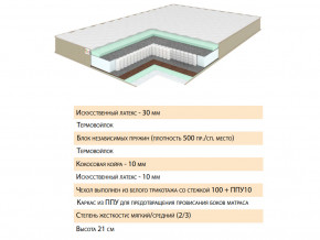 Матрас Тиссая 120х200 в Кургане - kurgan.magazinmebel.ru | фото - изображение 2