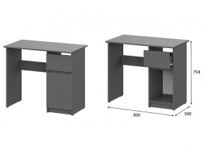 Стол письменный 900 Денвер Графит серый в Кургане - kurgan.magazinmebel.ru | фото